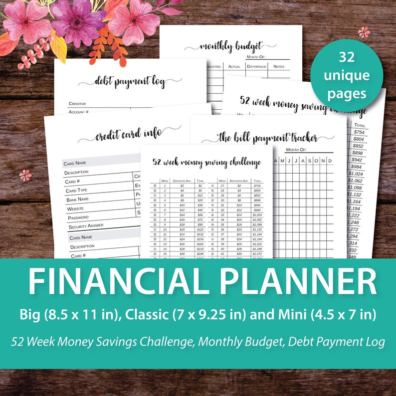 Budget Binder Monthly Budget Planner Happy Planner Budget