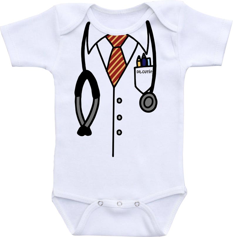 Doctor baby onesie doctor baby outfit Medical onesie baby