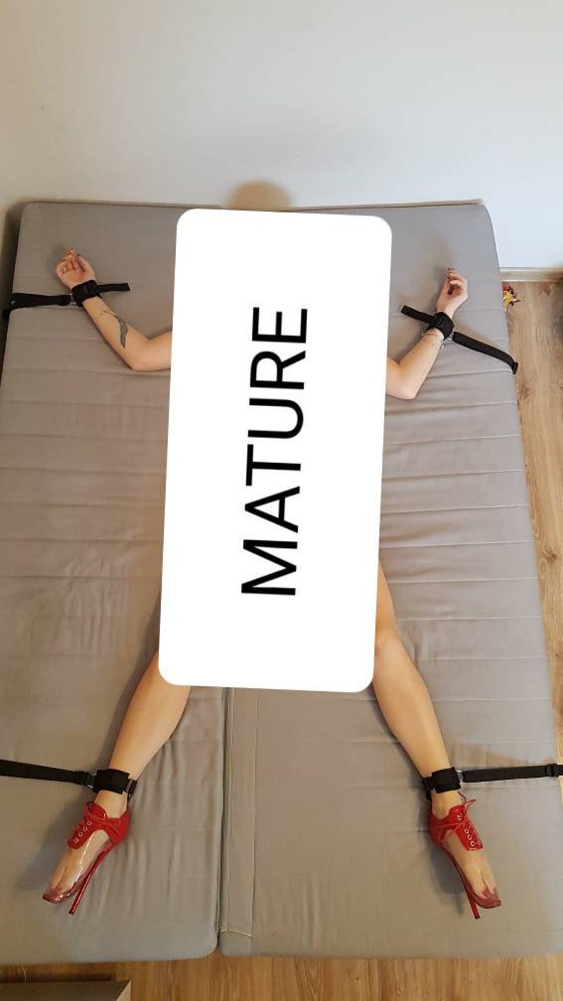 Handcuffs under bed restriants set BDSM Bondage