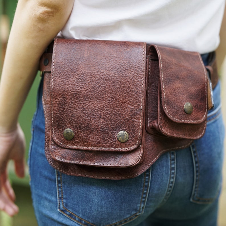Leather Hip Bag  Leather Fanny Pack