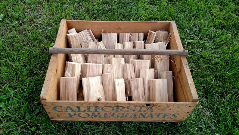 Organic Cherry Smoker Wood…Chunks for smoking bbq