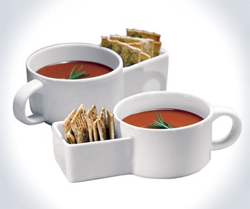 Soup & Cracker Mugs