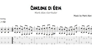 Canzone di Erin  Guitar Tab & Sheet Music