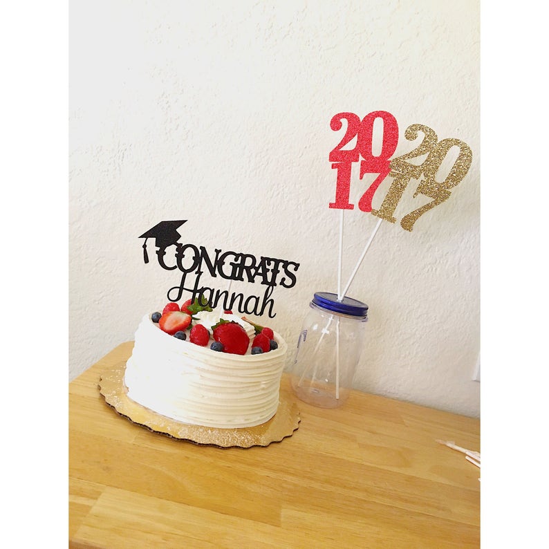 Graduation Cake Topper 2018 Personalized graduation cake