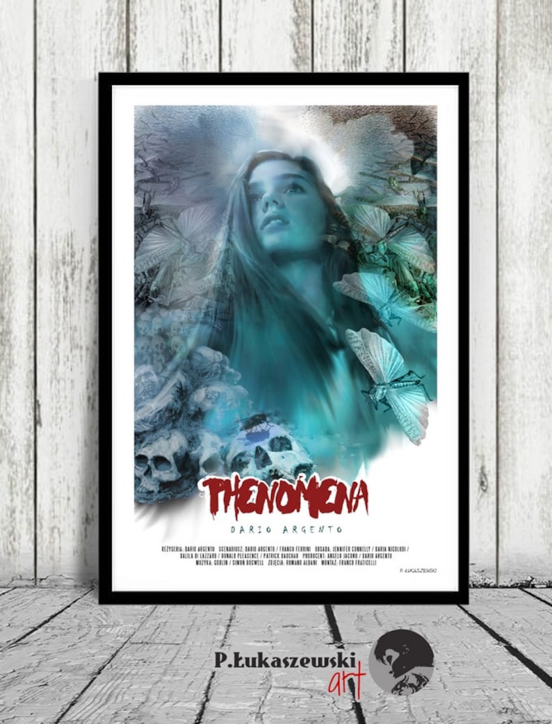 PHENOMENA  Dario Argento  movie poster / print  horror
