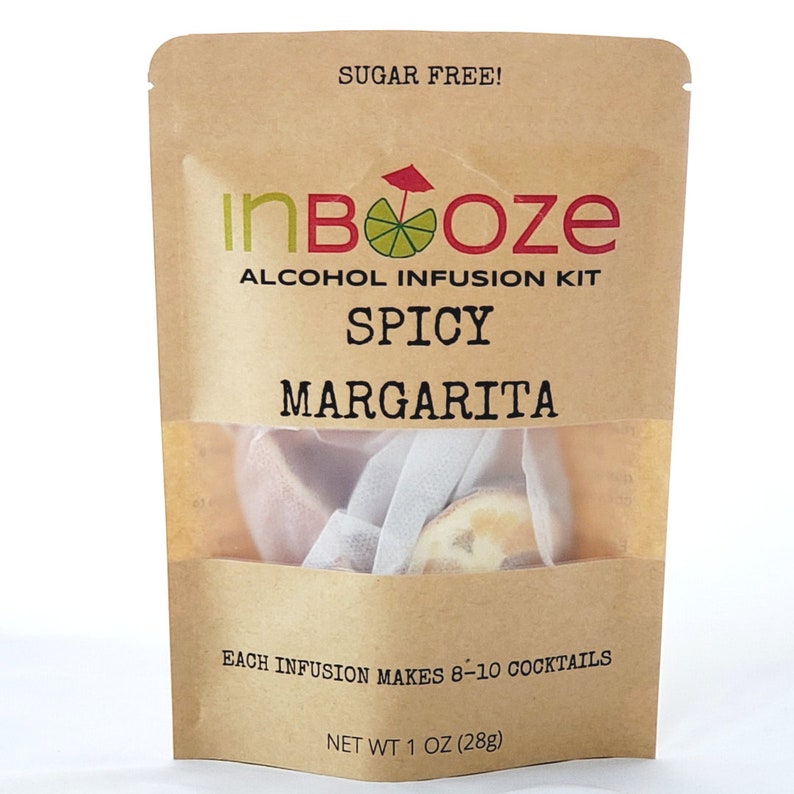 Spicy Margarita Cocktail Kit to Infuse Tequila by InBooze