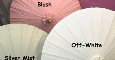 Waterproof Cotton Canvas Parasols 28 canopy & bamboo