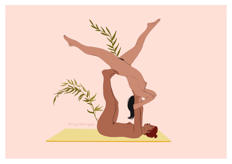 Yoga Poster Body Positive Art Yoga Print Gift For Yogi
