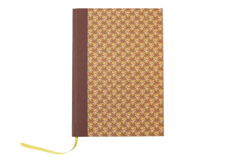 A5 Notebook brown blank book writing journal recipe book