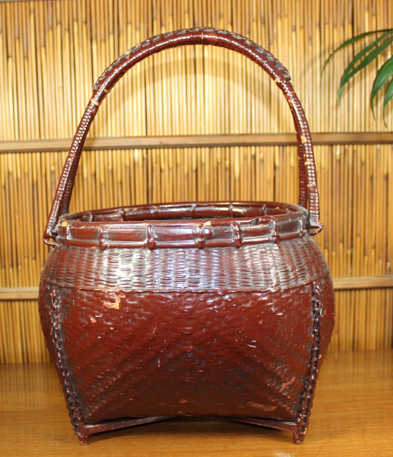 Antique Japanese Basket