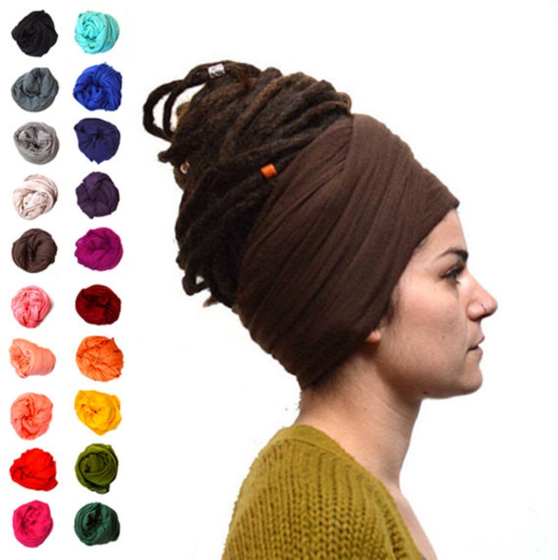 Dreadlock Scarf Head Wrap Turban