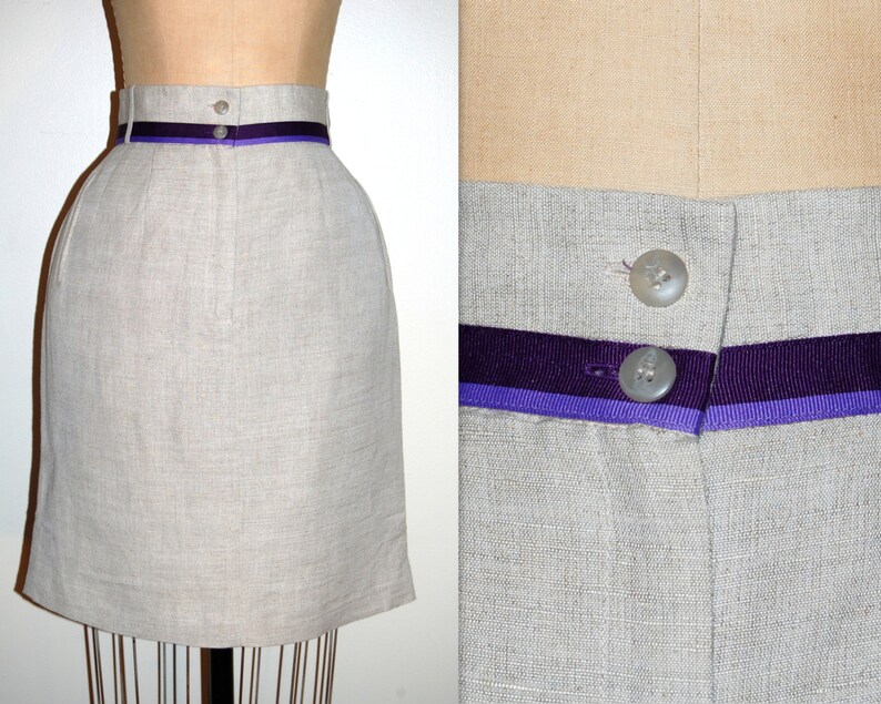 Harve Benard Skirt Small.  Vintage Designer Skirt.  80s Skirt