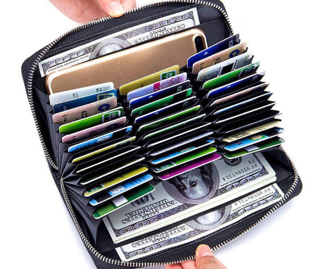 High Capacity 36 Card Slot Wallet