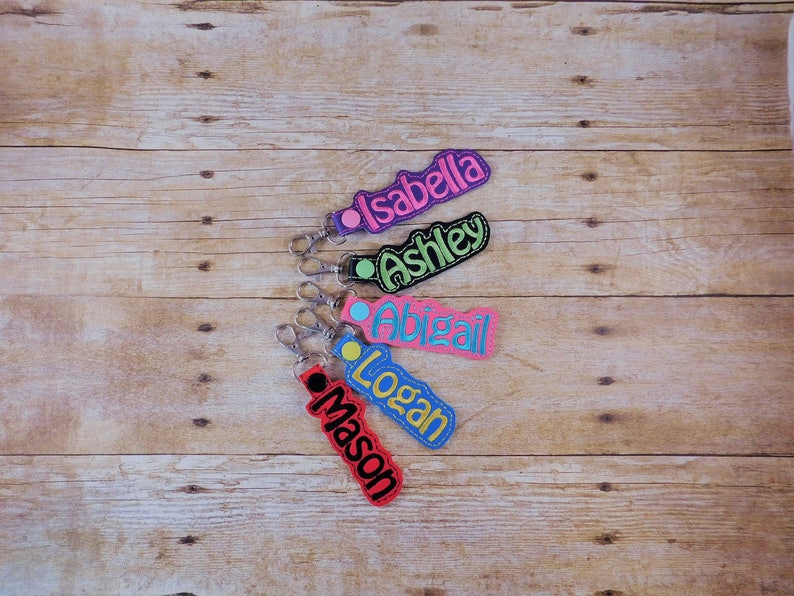 Kids Bag Tag  Kids Backpack  Custom Name Bag Tag  Bag Tag