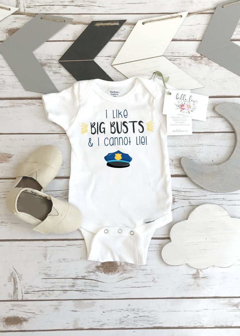 Police Baby Reveal I like Big Busts and I Cannot Lie Law