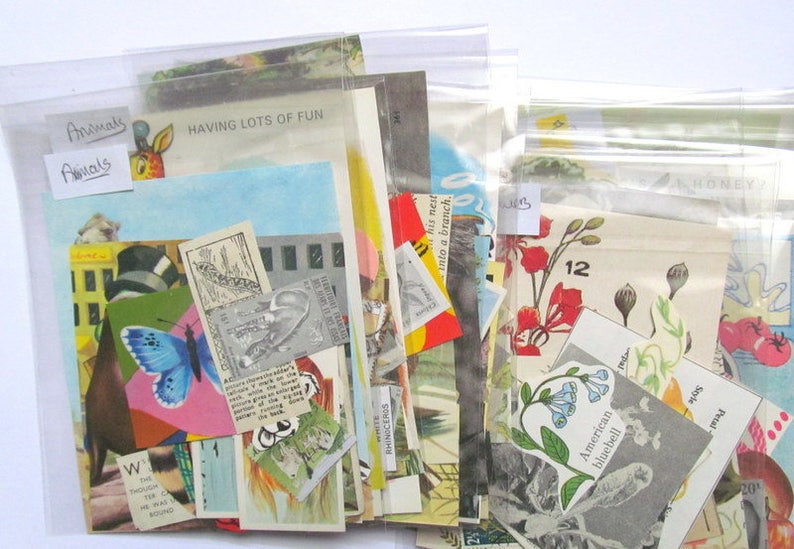 Small themed vintage paper ephemera pack: 20 mixed pieces for