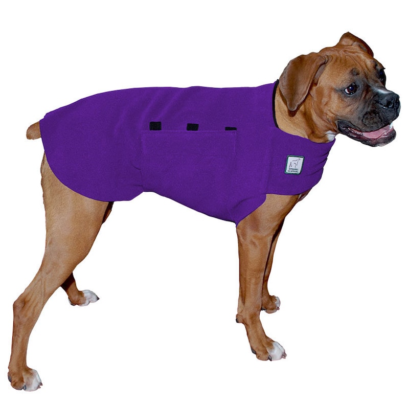 BOXER Tummy Warmer Fleece Sweater for Dogs Dog Jacket Dog