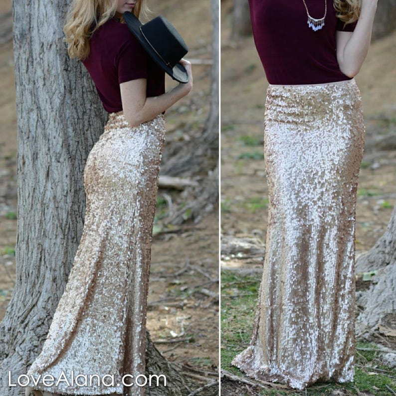 SALE  Champagne Maxi  Gorgeous high quality dangly sequins