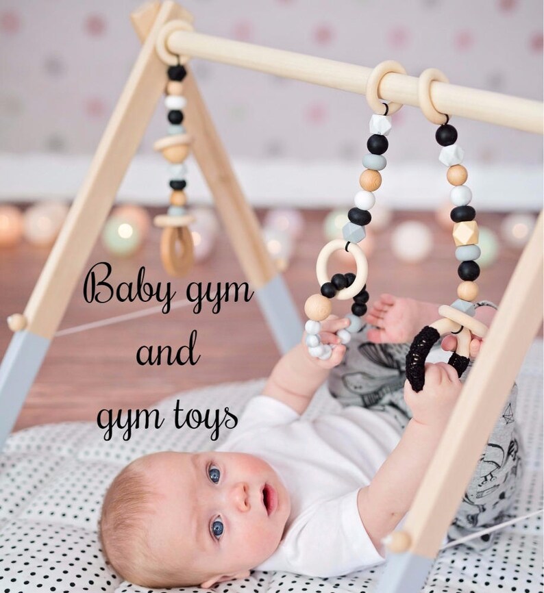 Baby Gym  Baby Gym Toys  Baby Gym Set  Wooden Baby Gym