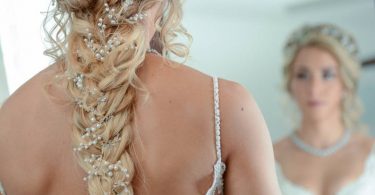 Crystal and Pearl hair vine Extra Long Hair Vine Bridal Hair