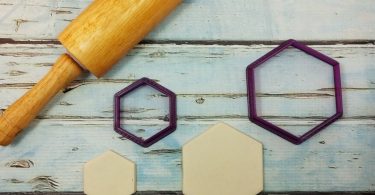 Hexagon Cookie Cutter and Fondant Cutter and Clay Cutter