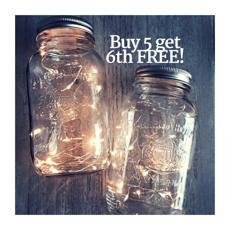 Mason jar light Centerpiece Lights Country Wedding Rustic