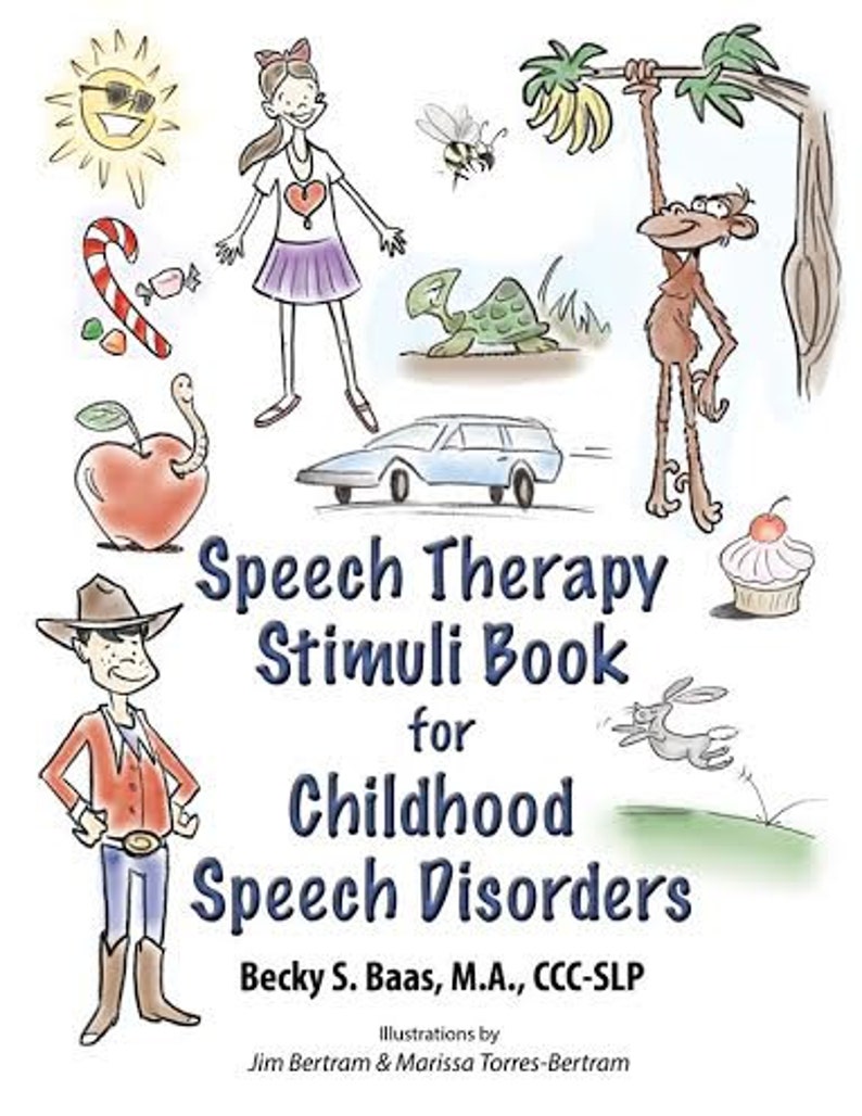 Speech Therapy Stimuli Book for Childhood Speech Disorders