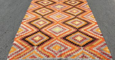 Turkish Kilim rug Bohemian Rug vintage rug turkish Kilim