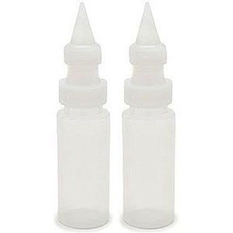 Two Squeeze Bottles  Great for Melting Chocolate  2 oz