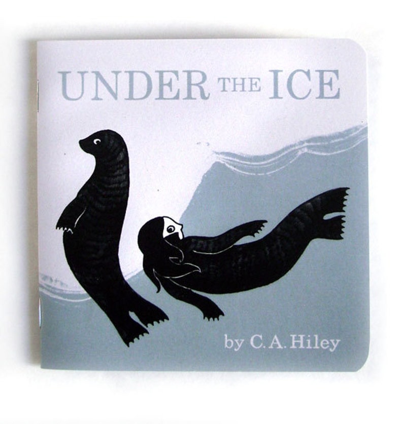 Under the Ice  Selkie artist’s book illustration zine