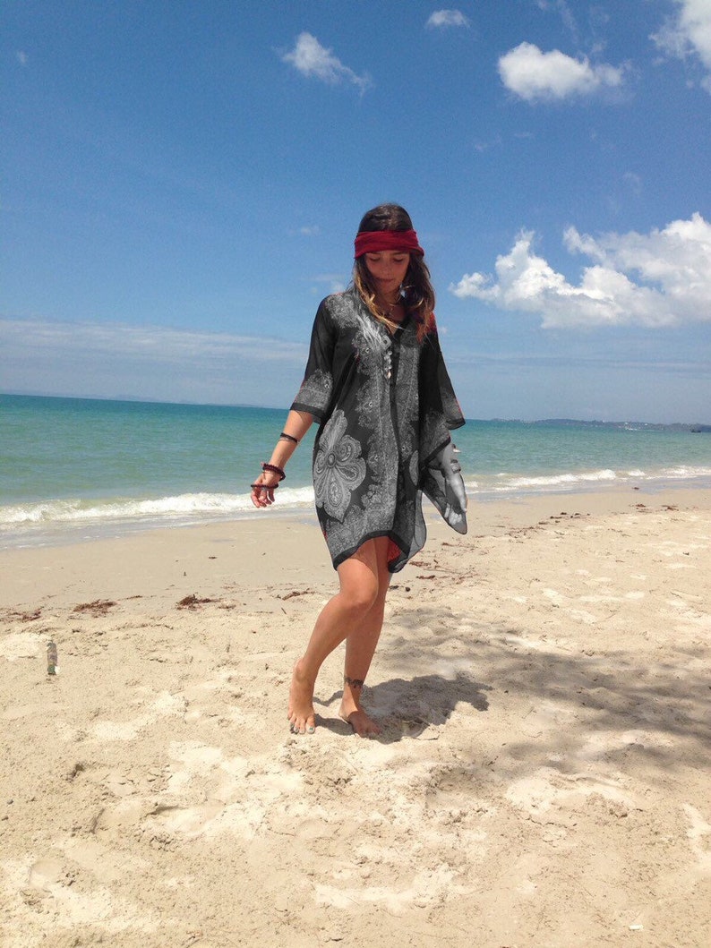 BOHO KAFTAN THREE WAYs  Boho dress bohemian dress bohemian