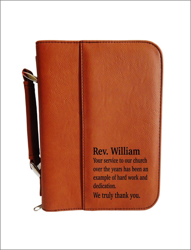 Leather Bible Case  Personalized Bible Cover  Religious