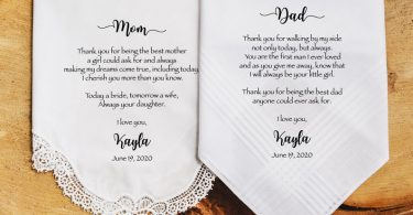 Mother of the Bride Gift & Father of the Bride Gift from the