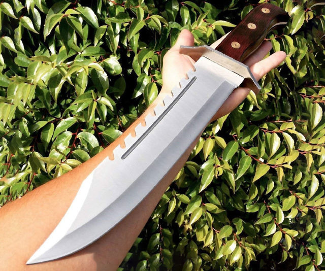 Rambo Bowie Tactical Survival Knife