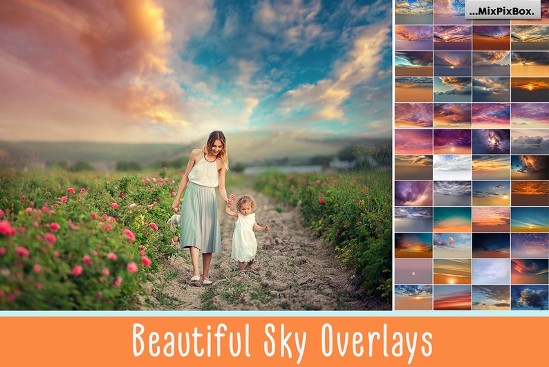 Sky Photo Overlays sunset clouds photoshop sunset