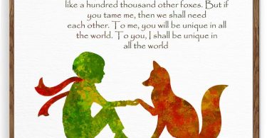 The Little Prince Inspirational Quote Prints Nursery Prints