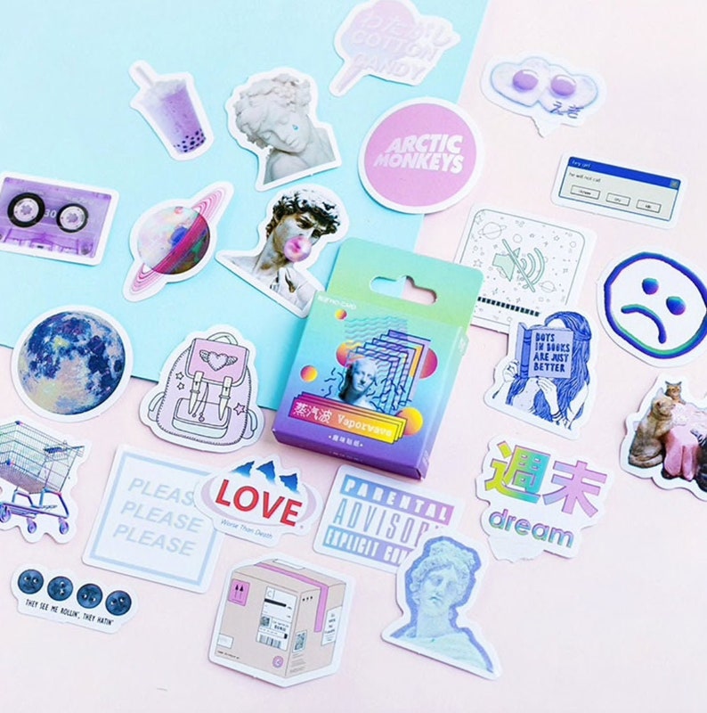 AESTHETIC STICKERS custom stickers laptop stickers funny