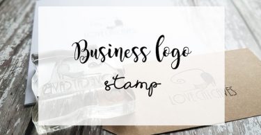 Business Stamp / Custom Stamp / Custom Logo Stamp/ Custom