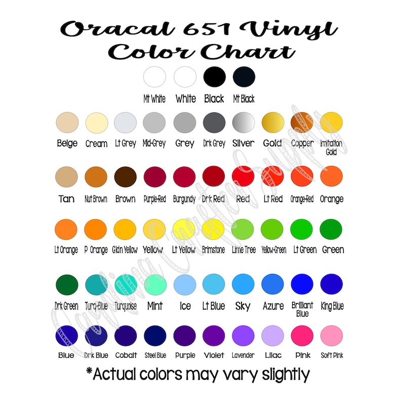 Oracal 651 Vinyl Oracal Vinyl Sheets Permanent Vinyl Oracal