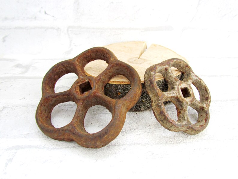 Vintage Water Faucet Metal Valve Knob Industrial Supply Soviet