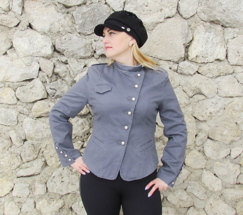 Womens Clothing Vintage womens jacket Vintage military jacket