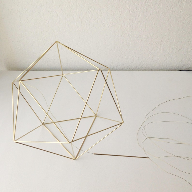 DIY Pattern Only w/ video: Geometric Icosahedron Himmeli