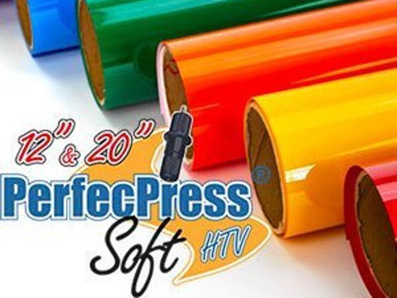 HTV PerfecPress Soft Heat Transfer Vinyl Tshirt Vinyl Iron