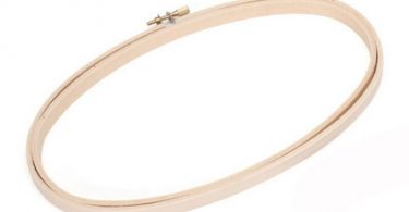Oval Wooden Embroidery Hoop 5 1/2 X 9 Wooden