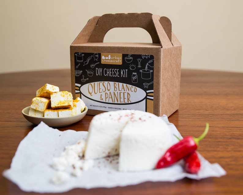 Paneer & Queso Blanco Cheese Kit cow milk