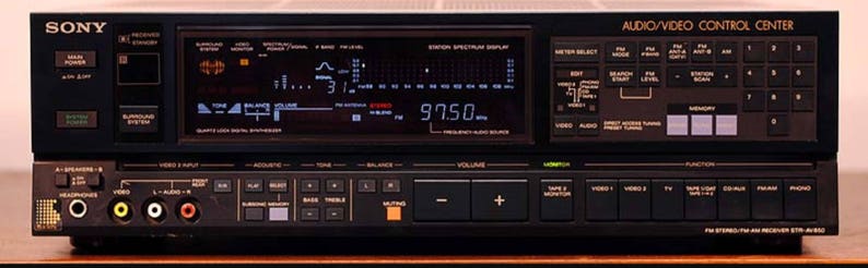 Vintage Sony STR-AV460 AM/FM Stereo Receiver