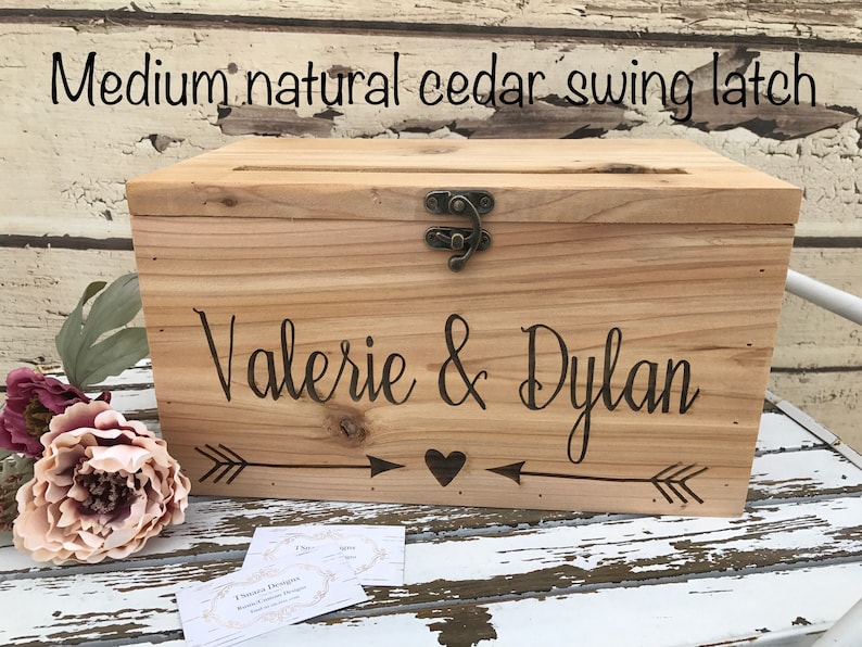 Wooden Card Box  Custom Designs Wedding card Box Anniversary