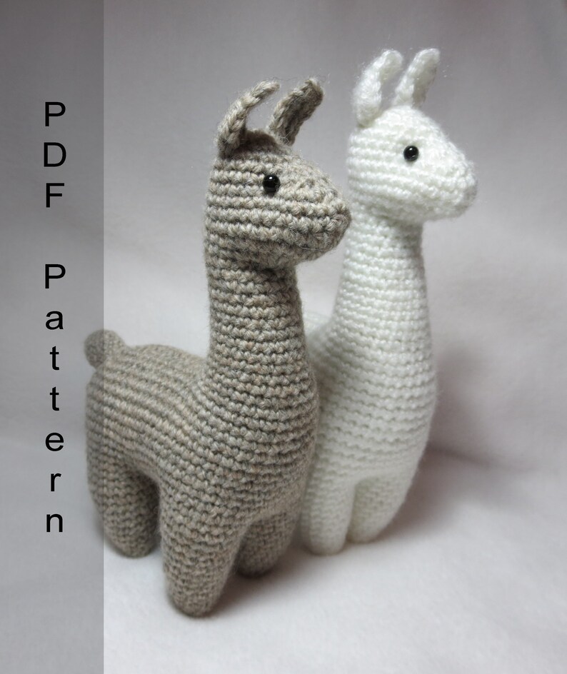 CROCHET PATTERN: Llama Amigurumi Plush