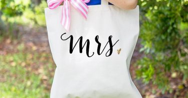 Gift for Bride or Wife Mrs Bag for Wedding Bridal Shower Gift
