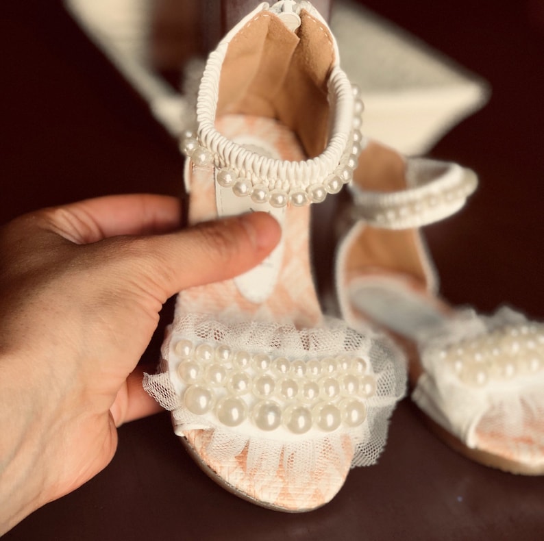 Girls wedding shoes toddlers sandels bridal shoes kids